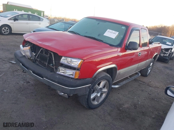 2004 Chevrolet Silverado 1500 Z71 with VIN 1GCEK19T64Z347319, listed as a IAAI auction lot 41443484 with 187,330 mi miles. Bid and sale history available at carsss.com. Image 18.
