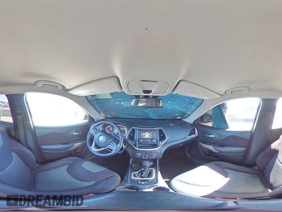2018 Jeep Cherokee Latitude Tech Connect with VIN 1C4PJLCB7JD543043, listed as a Copart auction lot 56206495 with 79,201 mi miles and Salvage title. Bid and sale history available at DreamBid. Image 16.