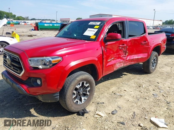 2018 Toyota Tacoma SR with VIN 5TFCZ5AN7JX163344, listed as a IAAI auction lot 40008984 with 93,598 mi miles. Bid and sale history available at carsss.com. Image 6.