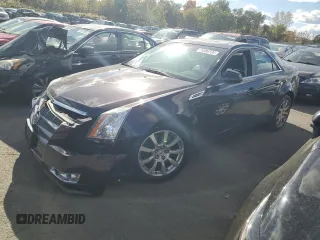 2008 Cadillac CTS AWD w/1SB with VIN 1G6DT57V780185329, listed as a Copart auction lot 75596724 with 122,387 mi miles and Salvage Title. Bid and sale history available at carsss.com. Image 1.