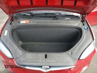 2016 Tesla Model X 70D with VIN 5YJXCAE28GF002399, listed as a Copart auction lot 50884225 with 73,113 mi miles and Salvage Title. Bid and sale history available at DreamBid. Image 14.