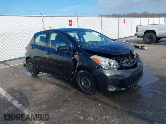 2014 Toyota Yaris L with VIN JTDKTUD36ED586456, listed as a IAAI auction lot 41888730 with 92,742 mi miles. Bid and sale history available at carsss.com. Image 1.