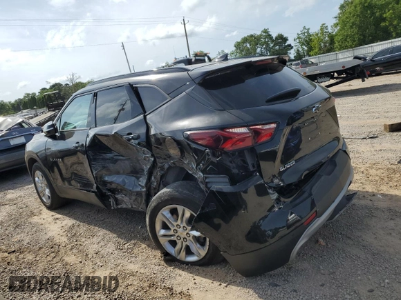2021 Chevrolet Blazer LT with VIN 3GNKBCRS4MS541390, listed as a Copart auction lot 56626615 with 59,235 mi miles and Non repairable. Bid and sale history available at DreamBid. Image 2.