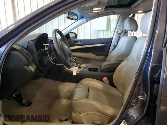 2008 Infiniti G35 x with VIN JNKBV61F98M280200, listed as a Copart auction lot 56148405 with 128,146 mi miles and Salvage Title. Bid and sale history available at DreamBid. Image 7.