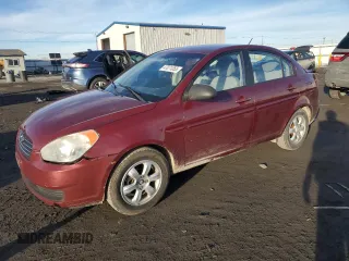 2006 Hyundai Accent GLS with VIN KMHCN46C86U047524, listed as a Copart auction lot 47071055 with 116,918 mi miles and Salvage Title. Bid and sale history available at carsss.com. Image 1.
