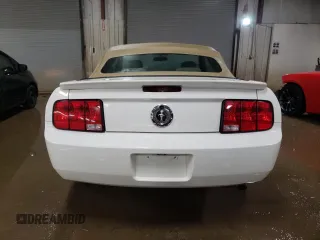 2008 Ford Mustang Deluxe with VIN 1ZVHT84N785193936, listed as a Copart auction lot 47008295 with 112,696 mi miles and Salvage Title. Bid and sale history available at carsss.com. Image 6.