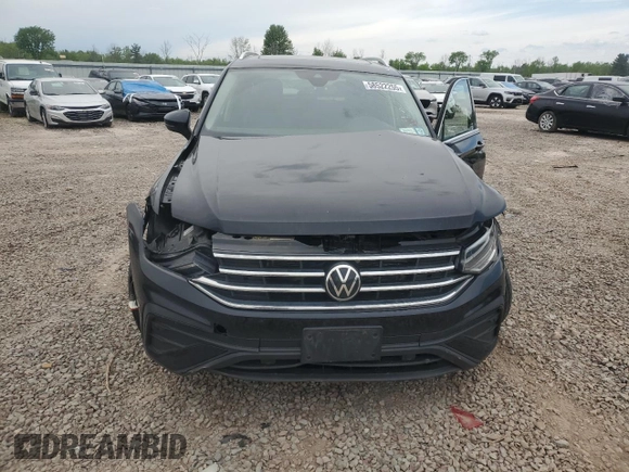 2022 Volkswagen Tiguan SE with VIN 3VV2B7AX4NM152179, listed as a Copart auction lot 58522255 with 44,773 mi miles and Salvage title. Bid and sale history available at DreamBid. Image 5.