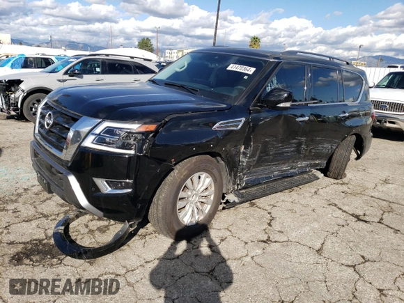 2023 Nissan Armada SV with VIN JN8AY2AC1P9181119, listed as a Copart auction lot 41470364 with 4,212 mi miles. Bid and sale history available at carsss.com. Image 1.