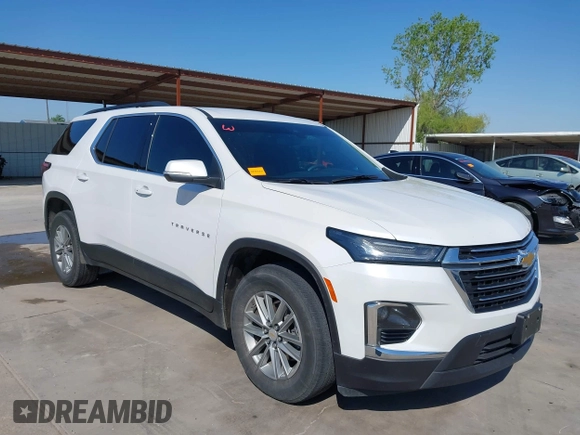 2023 Chevrolet Traverse LT Cloth z VIN 1GNERGKW7PJ323950, wystawiony jako IAAI lot #42019061 z przebiegiem 20 040 mil mil oraz . Historia ofert i sprzedaży dostępna na DreamBid. Obrazek 1.