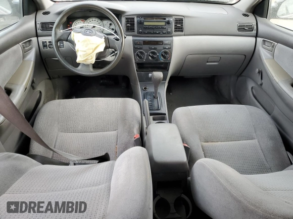 2005 Toyota Corolla CE with VIN 1NXBR32E35Z548322, listed as a Copart auction lot 50912035 with 110,663 mi miles and Salvage Title. Bid and sale history available at DreamBid. Image 8.