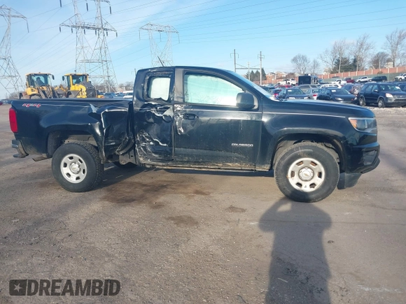 2020 Chevrolet Colorado 4WD Work Truck with VIN 1GCHTBEA9L1214443, listed as a IAAI auction lot 41563832 with 76,099 mi miles and . Bid and sale history available at DreamBid. Image 14.