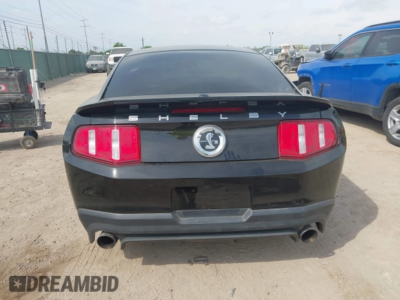 2010 Ford Mustang GT500 with VIN 1ZVBP8JS9A5130203, listed as a IAAI auction lot 42064720 with 32,461 mi miles. Bid and sale history available at carsss.com. Image 16.