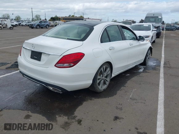2016 Mercedes-Benz C 300 with VIN 55SWF4JB9GU153177, listed as a IAAI auction lot 41885828 with 85,147 mi miles and . Bid and sale history available at carsss.com. Image 4.
