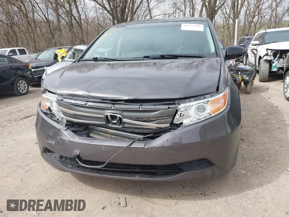 2012 Honda Odyssey EX-L with VIN 5FNRL5H60CB081866, listed as a IAAI auction lot 41835701 with 151,236 mi miles and . Bid and sale history available at DreamBid. Image 6.