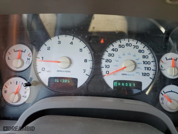 2004 Dodge Ram 1500 SLT with VIN 1D7HA18D84J292886, listed as a Copart auction lot 52517835 with 151,385 mi miles and Salvage Title. Bid and sale history available at carsss.com. Image 9.