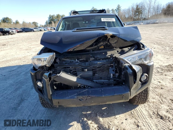 2022 Toyota 4Runner TRD Pro with VIN JTELU5JR2N6059918, listed as a Copart auction lot 47990485 with 75,149 mi miles and Salvage title. Bid and sale history available at DreamBid. Image 5.
