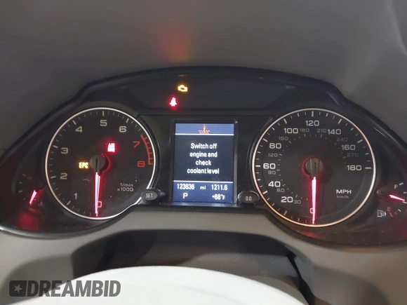 2011 Audi Q5 Premium Plus z VIN WA1DKAFP4BA099760, wystawiony jako IAAI lot #42292525 z przebiegiem 123 636 mil mil oraz . Historia ofert i sprzedaży dostępna na DreamBid. Obrazek 7.