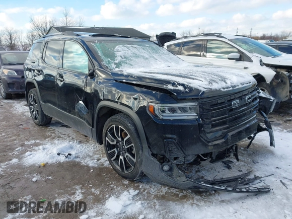 2021 GMC Acadia SLT z VIN 1GKKNULS4MZ179132, wystawiony jako IAAI lot #41349544 z przebiegiem 77 662 mil mil oraz . Historia ofert i sprzedaży dostępna na DreamBid. Obrazek 1.