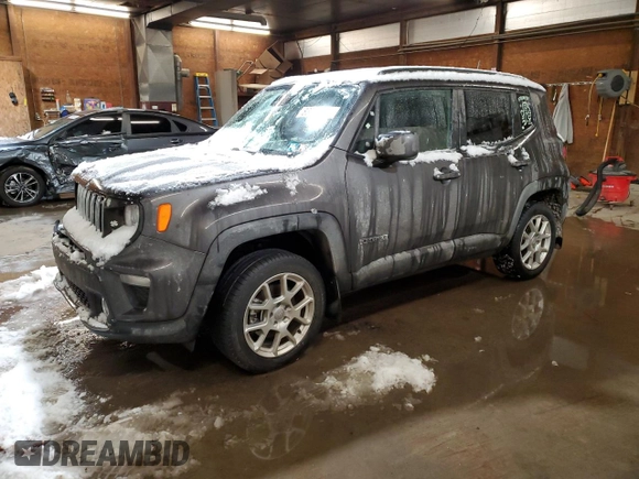 2021 Jeep Renegade 80th Anniversary z VIN ZACNJDBB6MPN36019, wystawiony jako Copart lot #83791844 z przebiegiem Nie podano mil oraz Szkoda całkowita • Salvage title. Historia ofert i sprzedaży dostępna na DreamBid. Obrazek 1.