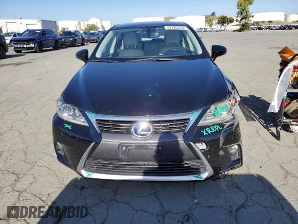 2015 Lexus CT 200h with VIN JTHKD5BH4F2213557, listed as a Copart auction lot 57126575 with 94,922 mi miles and Salvage title. Bid and sale history available at DreamBid. Image 5.