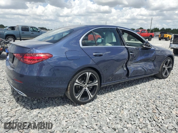 2024 Mercedes-Benz C 300 z VIN W1KAF4GB6RR212675, wystawiony jako Copart lot #51832285 z przebiegiem 6 333 mil mil oraz Szkoda całkowita • Salvage title. Historia ofert i sprzedaży dostępna na DreamBid. Obrazek 3.