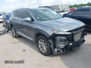 2020 Hyundai Santa Fe SE with VIN 5NMS23AD3LH155930, listed as a IAAI auction lot 42155889 with 64,441 mi miles and . Bid and sale history available at DreamBid. Image 1.