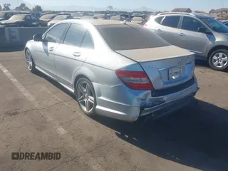 2009 Mercedes-Benz C-Class 3.5L Sport with VIN WDDGF56XX9R049848, listed as a IAAI auction lot 41263587 with 96,743 mi miles. Bid and sale history available at carsss.com. Image 3.