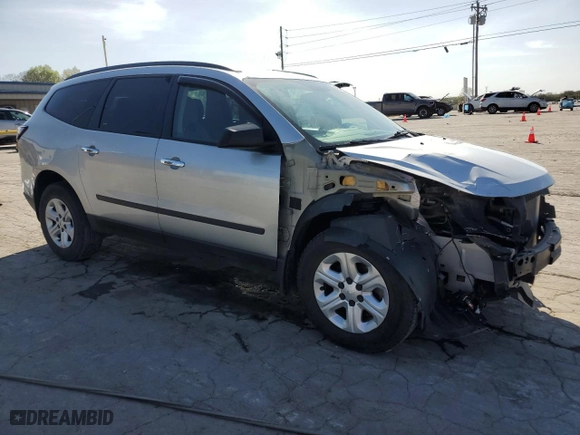 2015 Chevrolet Traverse LS with VIN 1GNKRFED2FJ358692, listed as a Copart auction lot 52548145 with 0 mi miles and Salvage Title. Bid and sale history available at carsss.com. Image 4.