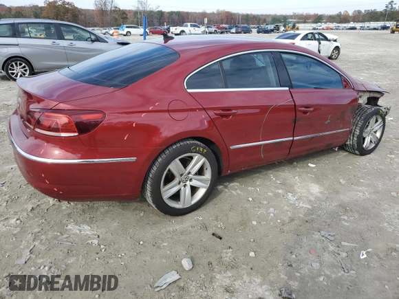 2013 Volkswagen CC Sport with VIN WVWBP7AN8DE568383, listed as a Copart auction lot 82881684 with 208,481 mi miles and Salvage Title. Bid and sale history available at carsss.com. Image 3.