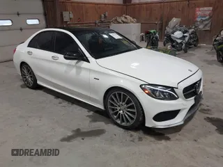2016 Mercedes-Benz C 450 AMG with VIN 55SWF6EB5GU112843, listed as a IAAI auction lot 41857657 with 114,594 mi miles and . Bid and sale history available at carsss.com. Image 1.