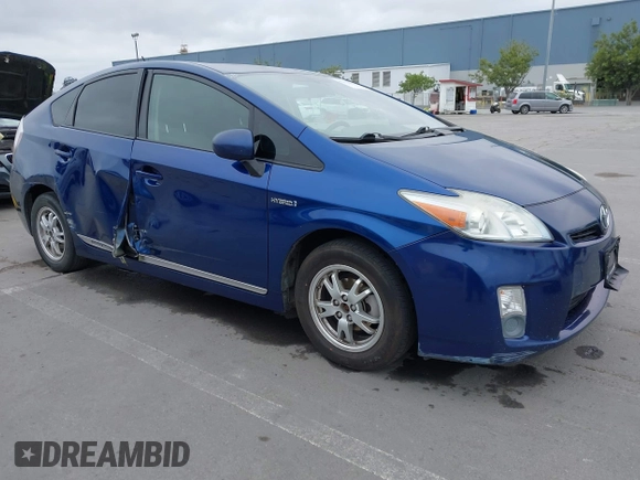 2010 Toyota Prius II with VIN JTDKN3DU4A0166838, listed as a IAAI auction lot 42114622 with 155,607 mi miles. Bid and sale history available at carsss.com. Image 1.