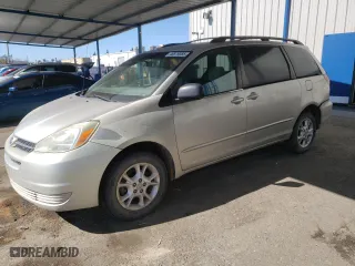2004 Toyota Sienna LE with VIN 5TDBA23C24S023967, listed as a Copart auction lot 46879385 with 144,682 mi miles and Salvage Title. Bid and sale history available at carsss.com. Image 1.