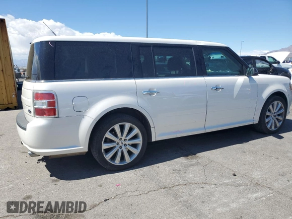 2015 Ford Flex SEL with VIN 2FMGK5C84FBA11206, listed as a Copart auction lot 51300035 with 155,493 mi miles and Salvage Title. Bid and sale history available at carsss.com. Image 3.