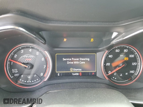 2023 Chevrolet TrailBlazer RS with VIN KL79MTSL2PB143953, listed as a Copart auction lot 49394705 with 16,458 mi miles and Salvage Title. Bid and sale history available at DreamBid. Image 9.
