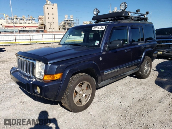 2010 Jeep Commander Sport z VIN 1J4RG4GT8AC139104, wystawiony jako Copart lot #84720134 z przebiegiem 167 646 mil mil oraz Szkoda całkowita • Salvage title. Historia ofert i sprzedaży dostępna na DreamBid. Obrazek 1.