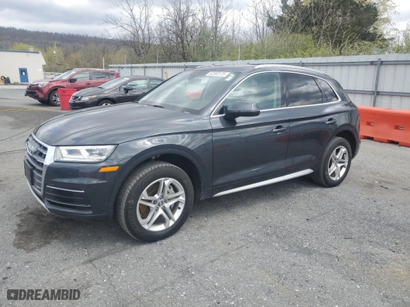 2018 Audi Q5 Premium Plus with VIN WA1BNAFY9J2199854, listed as a Copart auction lot 52593175 with 187,596 mi miles and Clean Title. Bid and sale history available at carsss.com. Image 1.