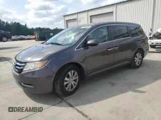 2015 Honda Odyssey EX-L z VIN 5FNRL5H61FB043079, wystawiony jako Copart lot #54544145 z przebiegiem 169 427 mil mil oraz Czysty tytuł • Clean title. Historia ofert i sprzedaży dostępna na DreamBid. Obrazek 1.