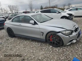 2015 BMW 4 Series 435i with VIN WBA3T3C50FP939577, listed as a Copart auction lot 82778204 with Not Provided miles and Clean Title. Bid and sale history available at carsss.com. Image 4.