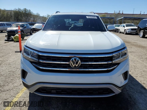2021 Volkswagen Atlas SE with VIN 1V2JR2CA6MC542510, listed as a Copart auction lot 47224395 with 72,440 mi miles and Salvage title. Bid and sale history available at DreamBid. Image 5.