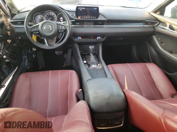 2021 Mazda 6 Grand Touring Reserve with VIN JM1GL1WY7M1602094, listed as a Copart auction lot 77470994 with 15,214 mi miles and Salvage Title. Bid and sale history available at DreamBid. Image 8.