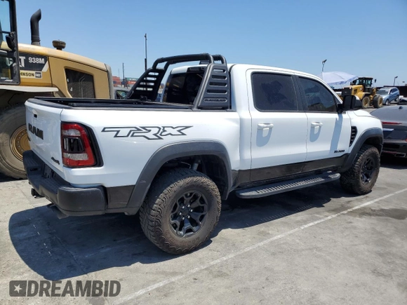 2022 Ram 1500 TRX with VIN 1C6SRFU9XNN215610, listed as a Copart auction lot 59362484 with 23,904 mi miles and Salvage title. Bid and sale history available at DreamBid. Image 3.
