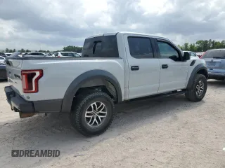 2017 Ford F-150 Raptor with VIN 1FTFW1RG2HFC86389, listed as a Copart auction lot 53883955 with 138,670 mi miles and Salvage Title. Bid and sale history available at carsss.com. Image 3.
