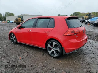 2016 Volkswagen Golf GTI S with VIN 3VW5T7AU0GM047041, listed as a Copart auction lot 72923144 with 81,554 mi miles and Salvage Title. Bid and sale history available at carsss.com. Image 2.