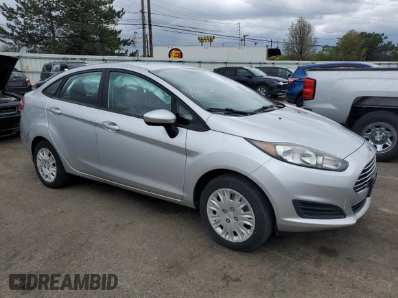2017 Ford Fiesta S with VIN 3FADP4AJ0HM169719, listed as a Copart auction lot 53164905 with 81,364 mi miles and Salvage title. Bid and sale history available at DreamBid. Image 4.