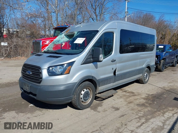 2016 Ford Transit Passenger XL with VIN 1FBZX2CM5GKA20891, listed as a IAAI auction lot 41677359 with 83,119 mi miles. Bid and sale history available at carsss.com. Image 17.