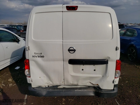 2017 Nissan NV200 Compact Cargo S with VIN 3N6CM0KN4HK694185, listed as a Copart auction lot 45408293 with 166,650 mi miles. Bid and sale history available at carsss.com. Image 6.
