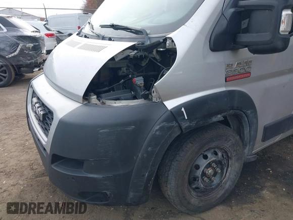 2022 Ram ProMaster Cargo with VIN 3C6MRVJG3NE104553, listed as a IAAI auction lot 40851506 with 209,905 mi miles and . Bid and sale history available at DreamBid. Image 6.