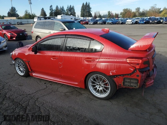 2018 Subaru WRX Premium with VIN JF1VA1B67J9831394, listed as a Copart auction lot 76661554 with 50,627 mi miles and Salvage Title. Bid and sale history available at carsss.com. Image 2.