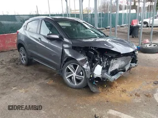 2022 Honda HR-V EX with VIN 3CZRU6H57NM753022, listed as a IAAI auction lot 41723137 with 19,510 mi miles. Bid and sale history available at carsss.com. Image 1.