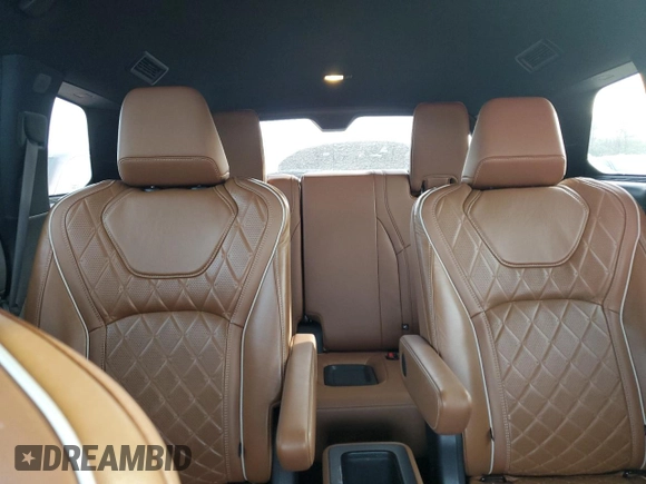 2023 Infiniti QX60 Autograph with VIN 5N1DL1HU1PC361702, listed as a Copart auction lot 87579185 with 23,864 mi miles and Salvage title. Bid and sale history available at DreamBid. Image 10.